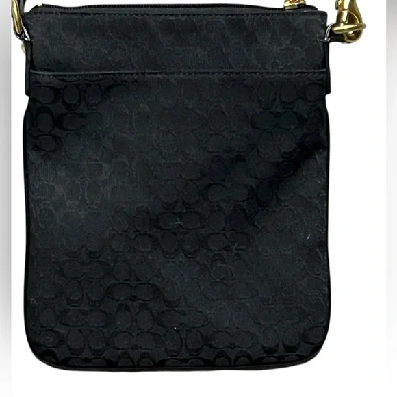 Y2K Coach Signature Crossbody Black (2007) - Picture 8 of 15